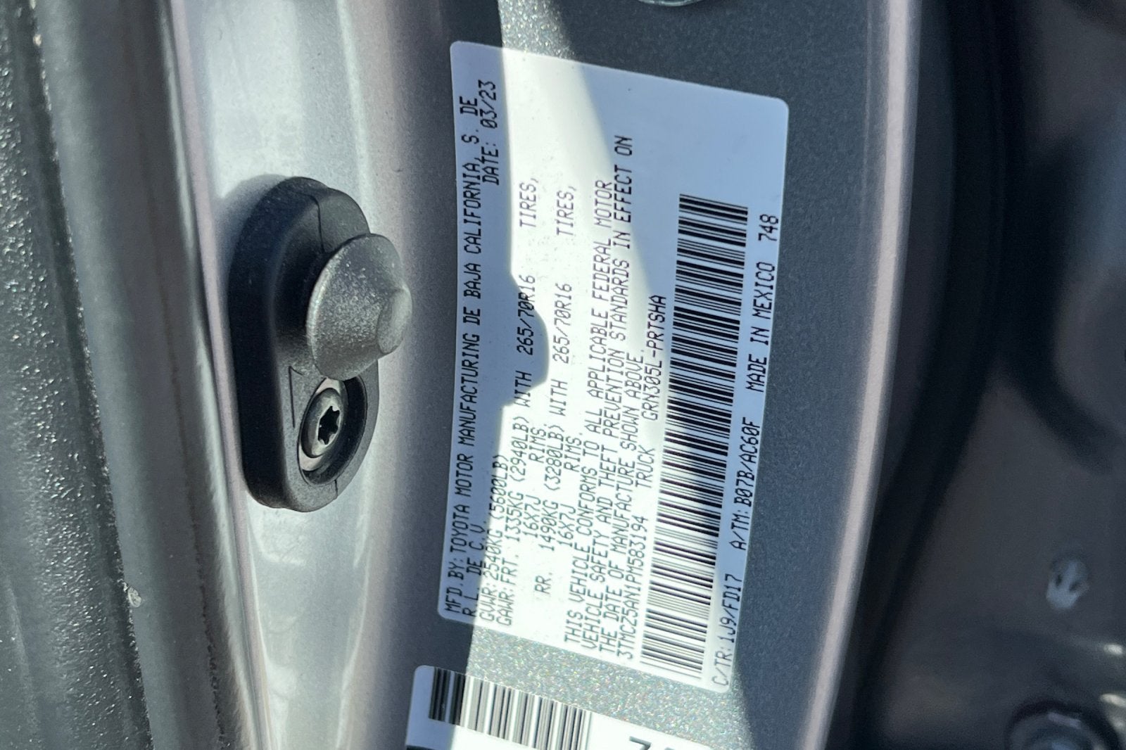 2023 Toyota Tacoma TRD Off Road