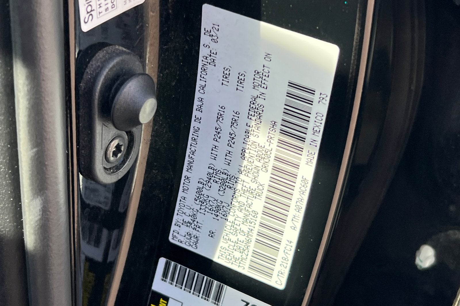 2021 Toyota Tacoma SR5