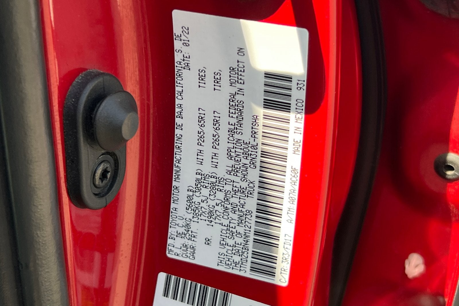 2022 Toyota Tacoma TRD Sport