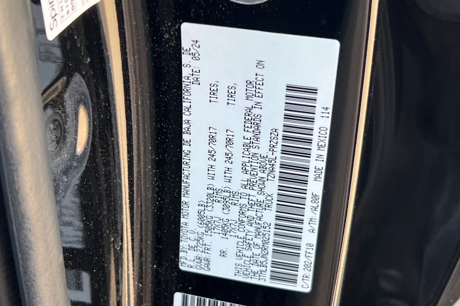 2024 Toyota Tacoma SR5