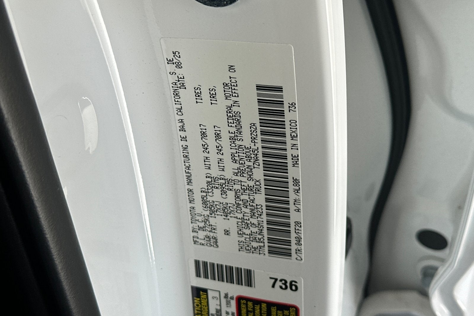 2025 Toyota Tacoma SR5