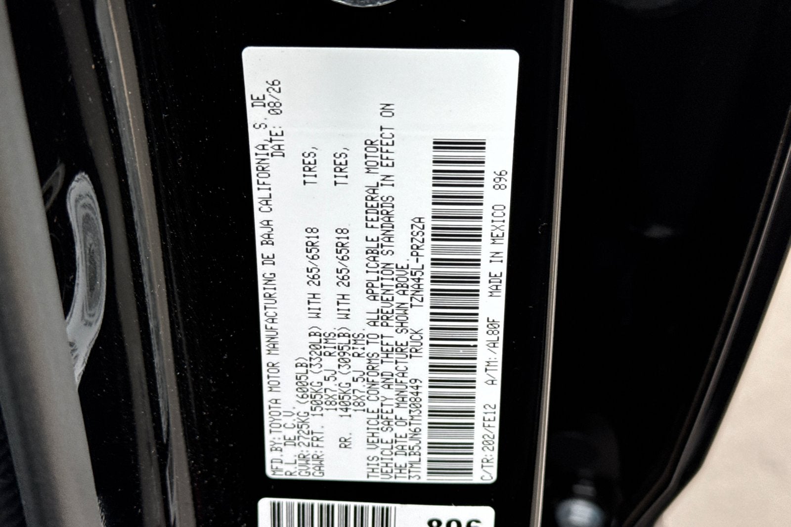 2026 Toyota Tacoma TRD Sport