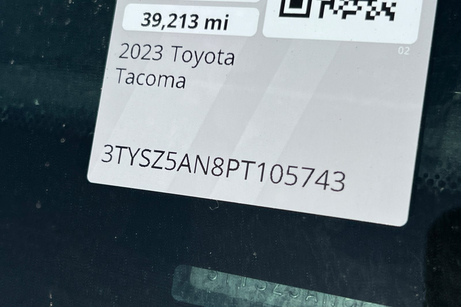 2023 Toyota Tacoma SR