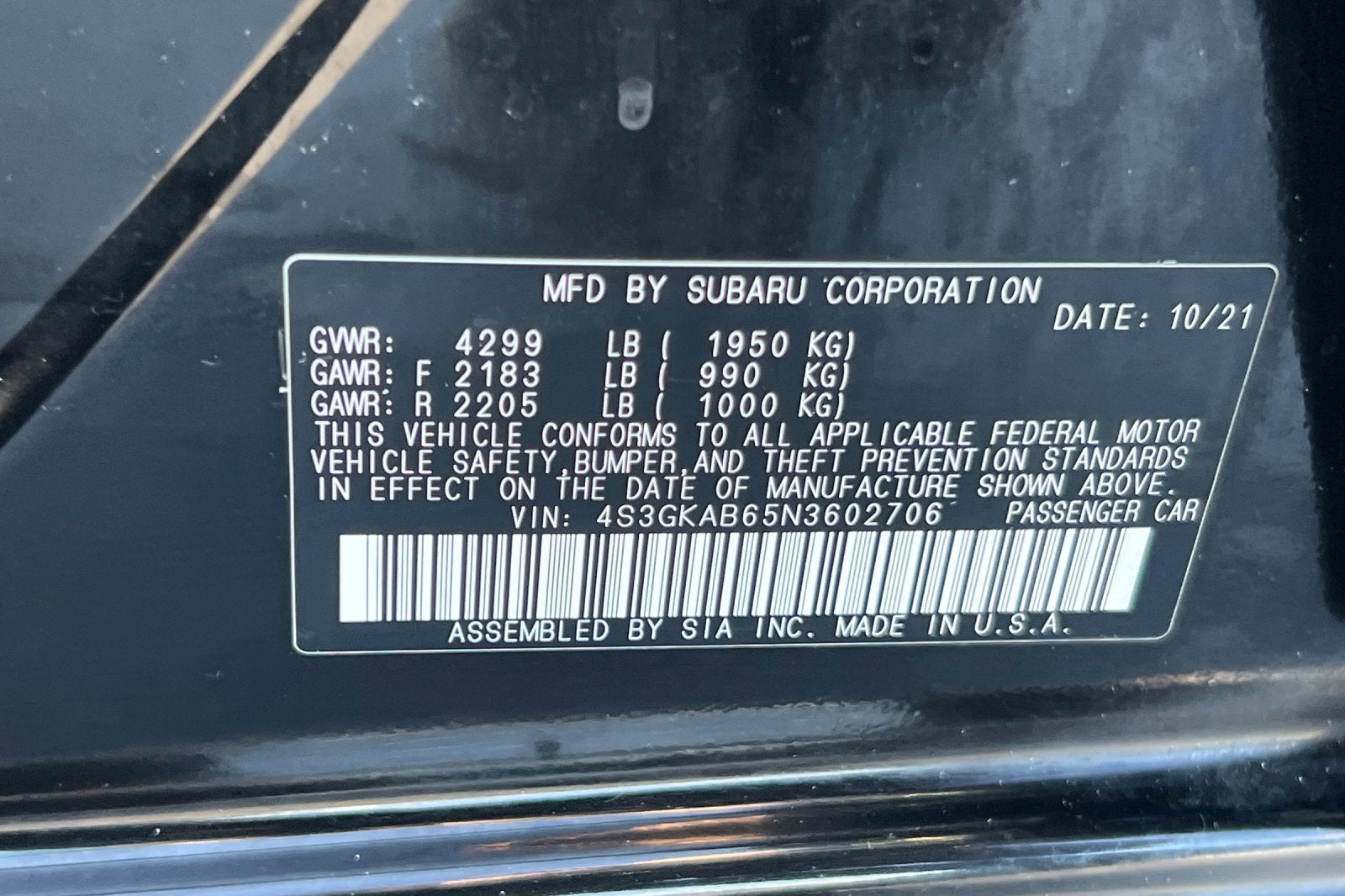 2022 Subaru Impreza Base