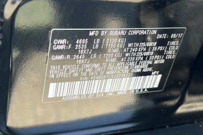 2018 Subaru Outback Touring