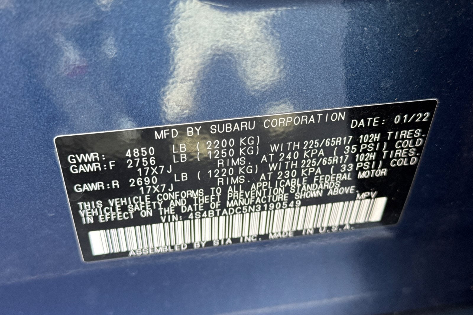 2022 Subaru Outback Premium