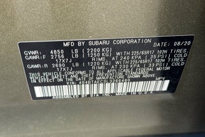 2020 Subaru Outback Premium