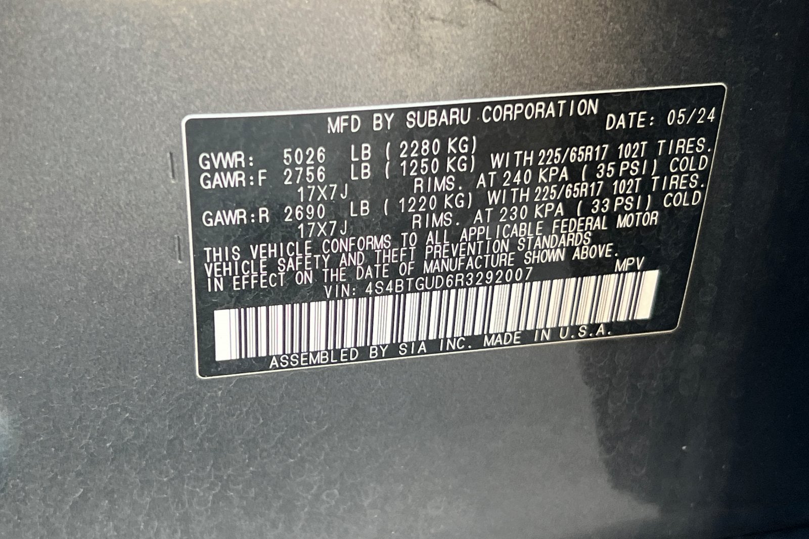 2024 Subaru Outback Wilderness