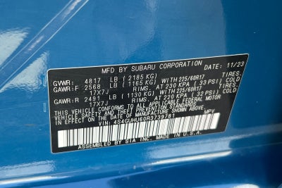 2024 Subaru Crosstrek Wilderness