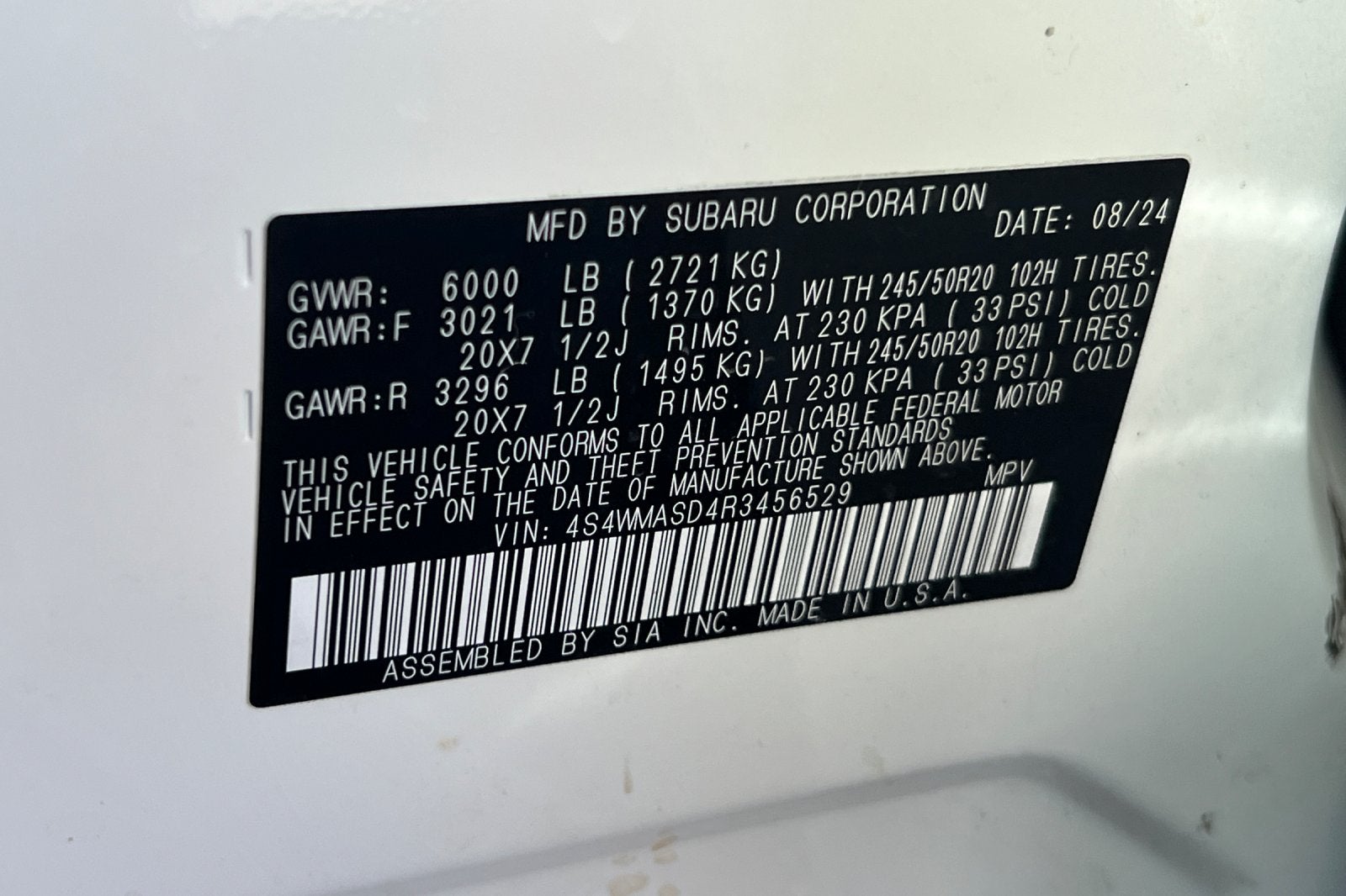 2024 Subaru Ascent Limited