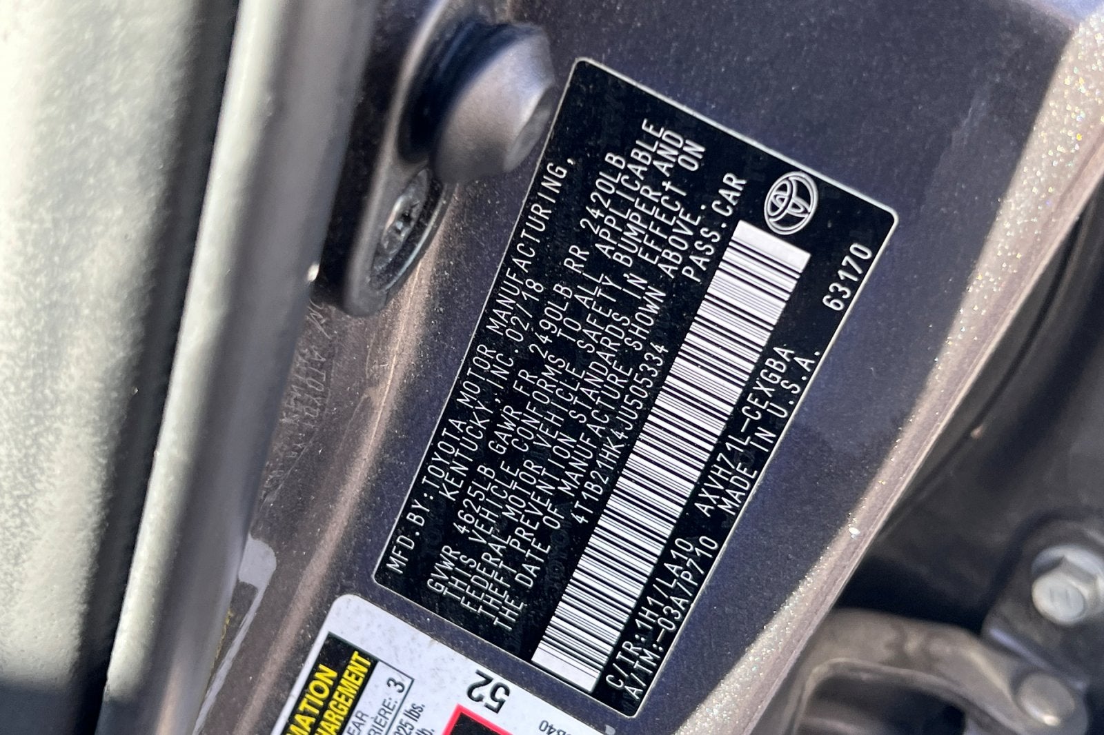 2018 Toyota Camry Hybrid XLE