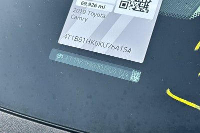 2019 Toyota Camry XSE