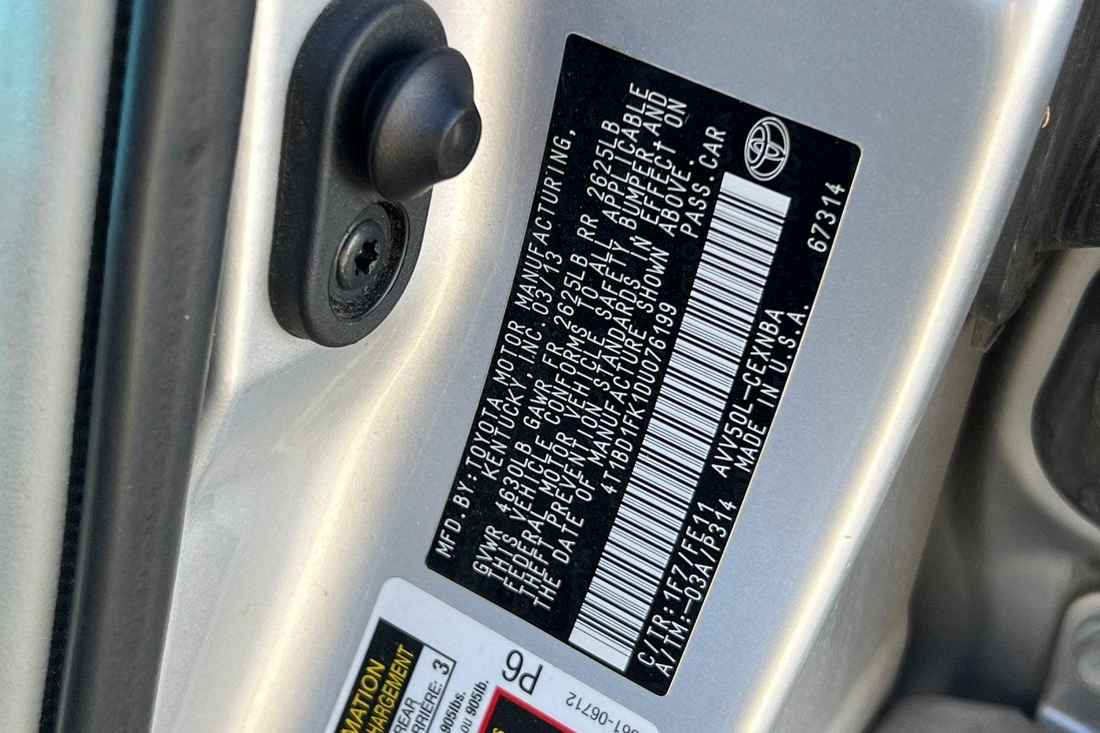 2013 Toyota Camry Hybrid LE