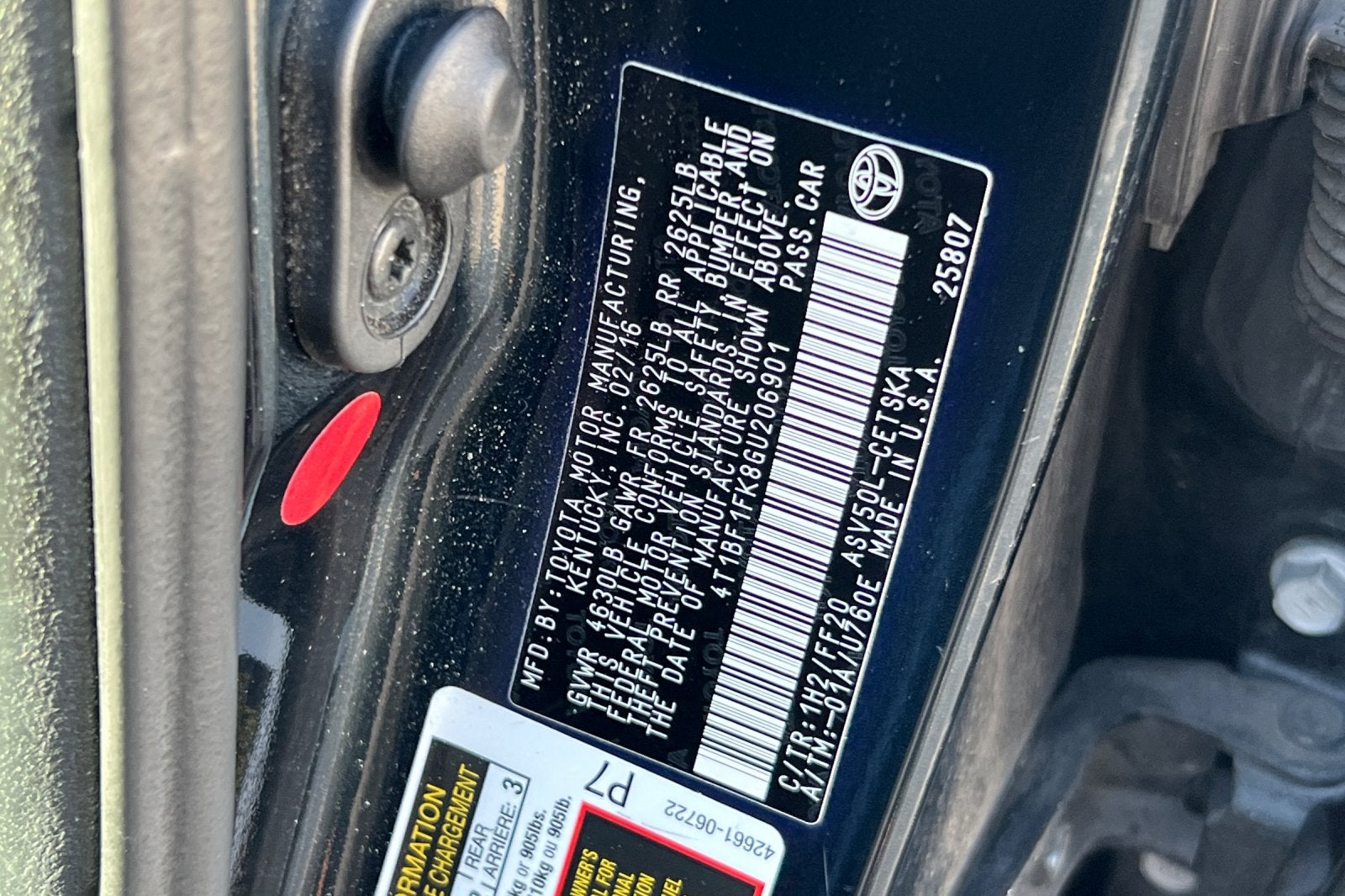 2016 Toyota Camry SE