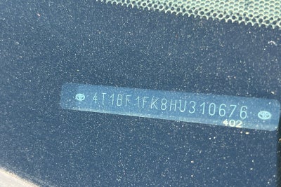 2017 Toyota Camry SE