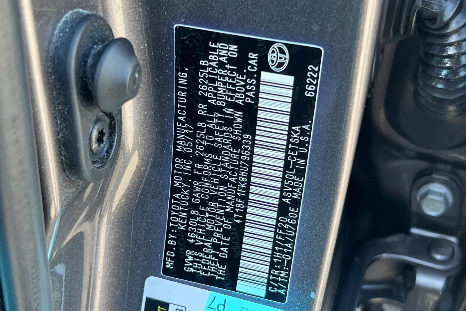 2017 Toyota Camry SE
