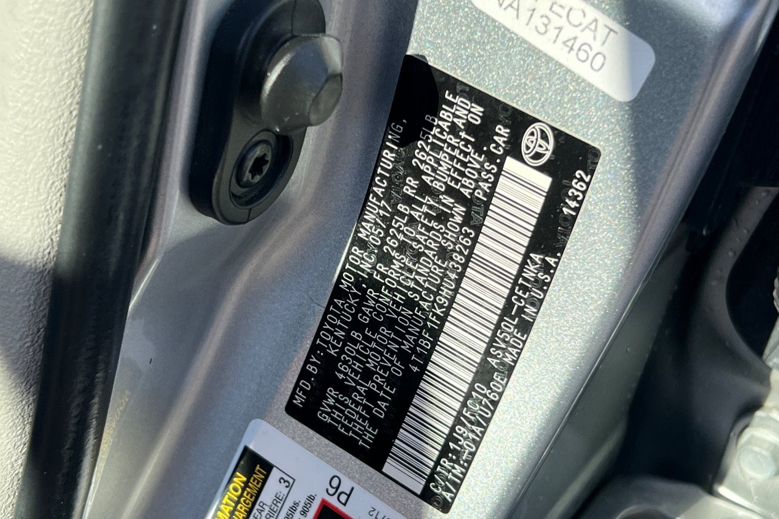 2017 Toyota Camry LE