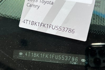 2015 Toyota Camry XSE