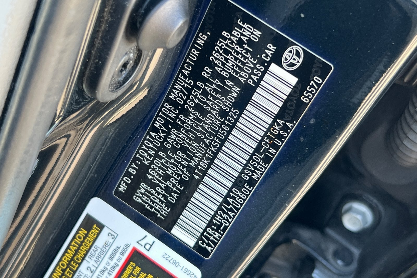 2015 Toyota Camry XLE