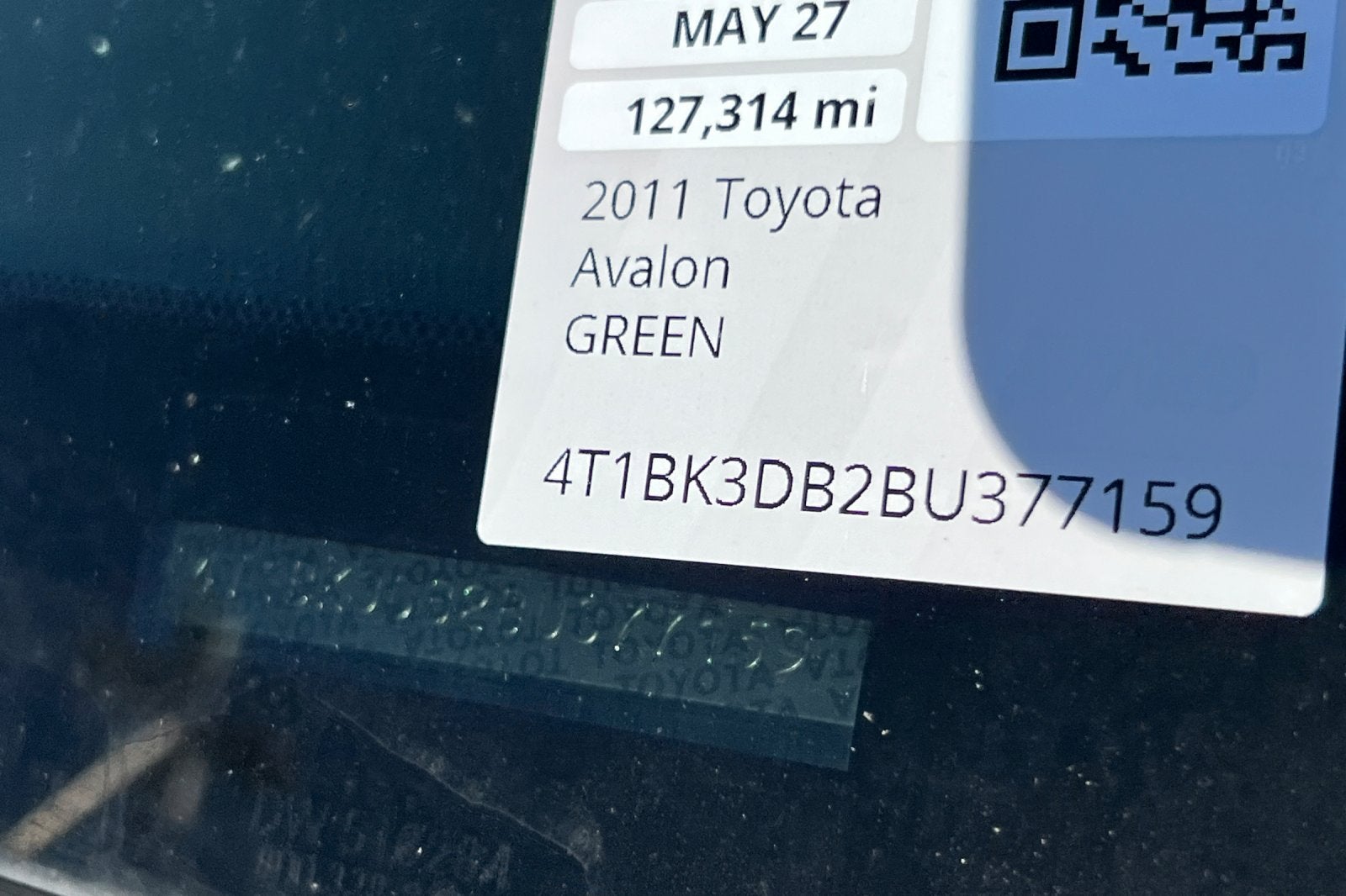 2011 Toyota Avalon Limited