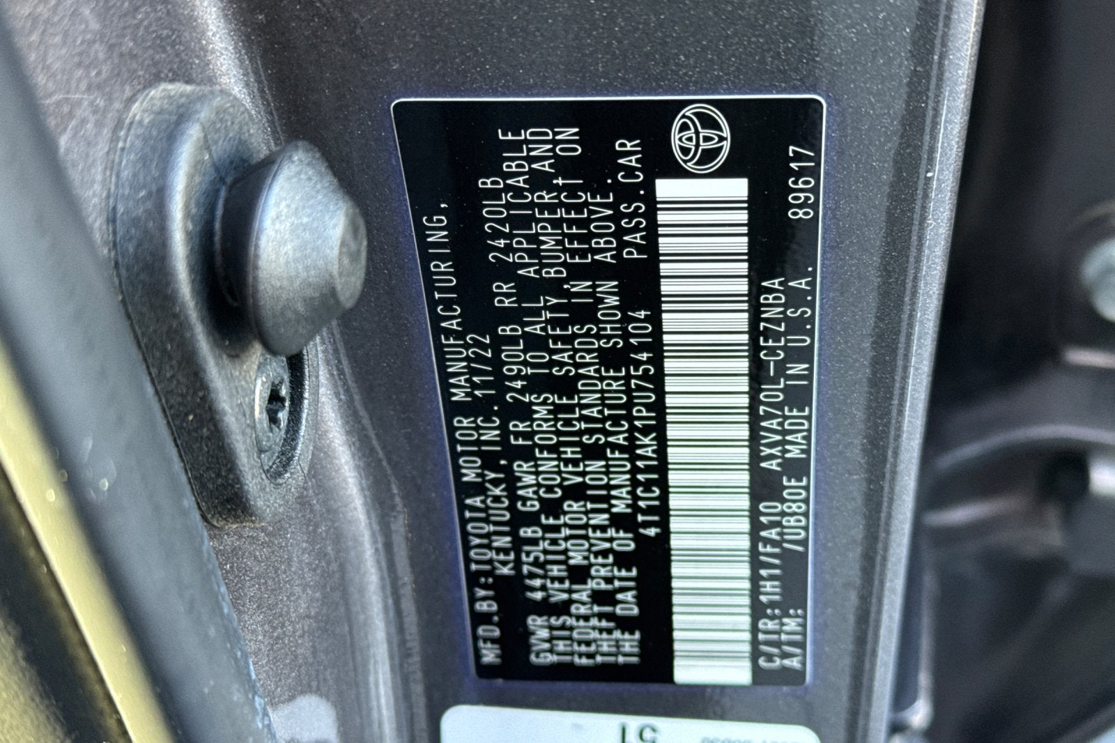 2023 Toyota Camry LE