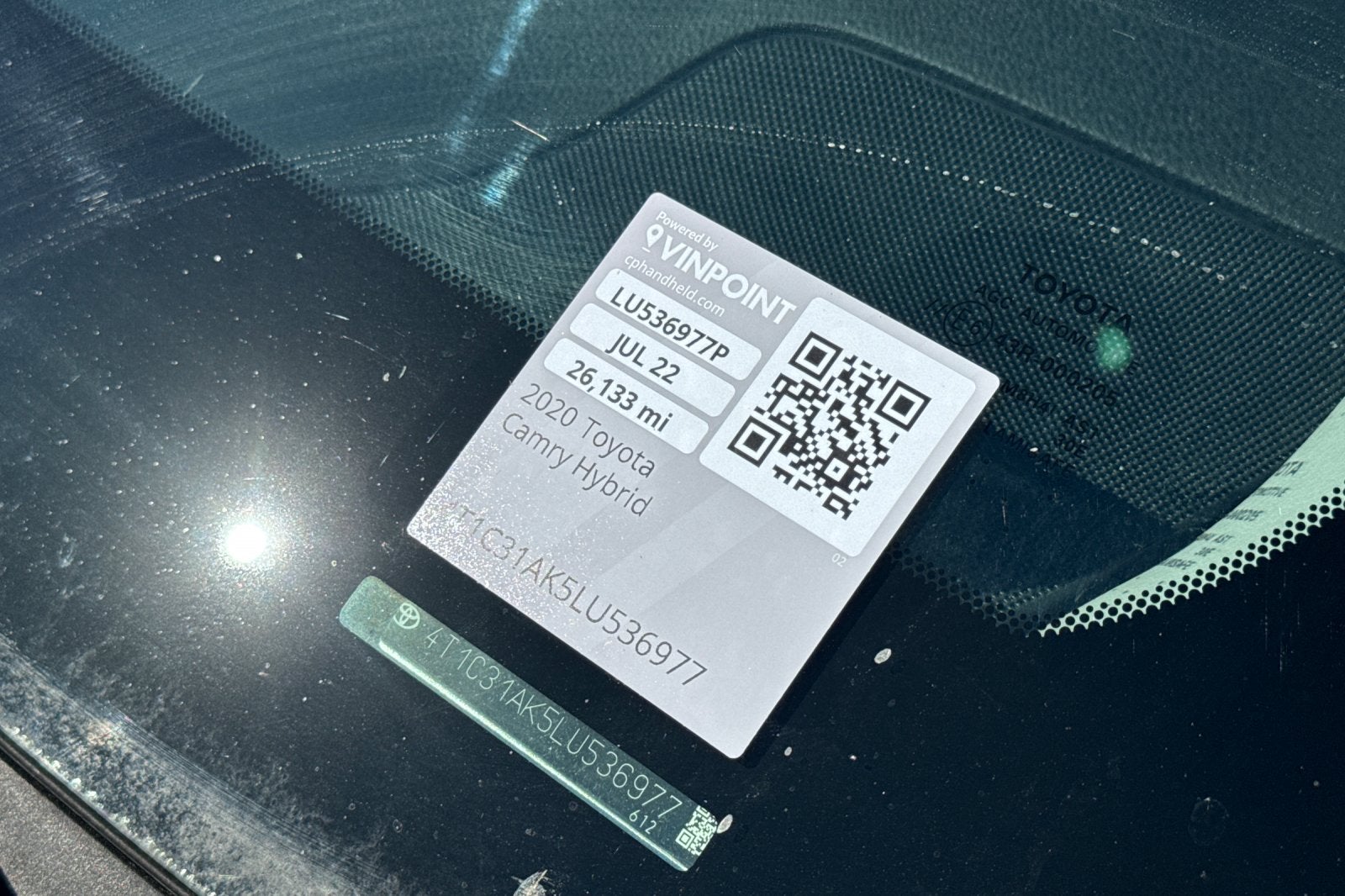 2020 Toyota Camry Hybrid LE