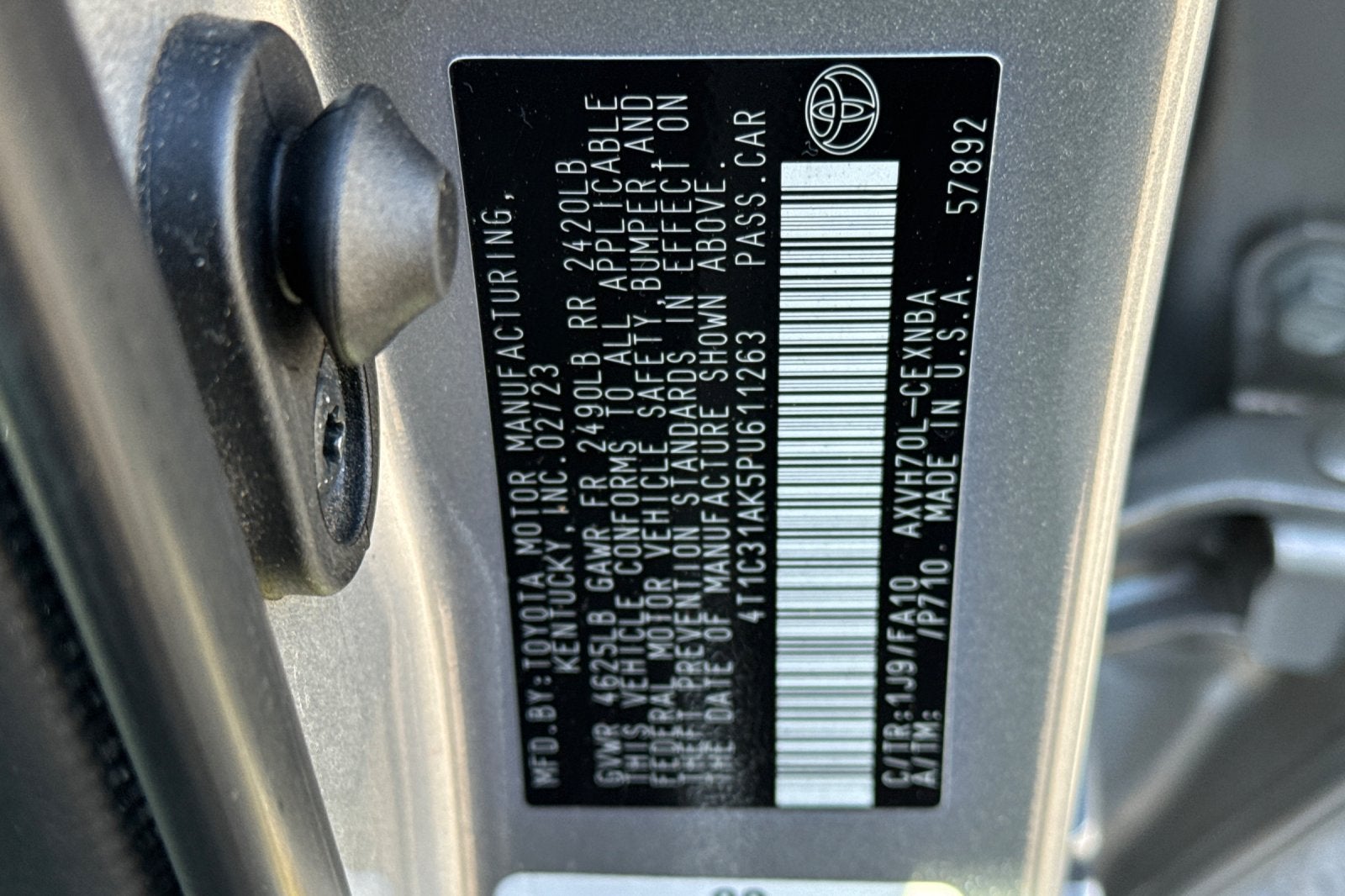 2023 Toyota Camry Hybrid LE