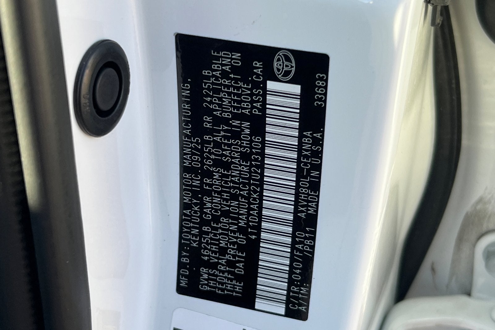 2026 Toyota Camry LE