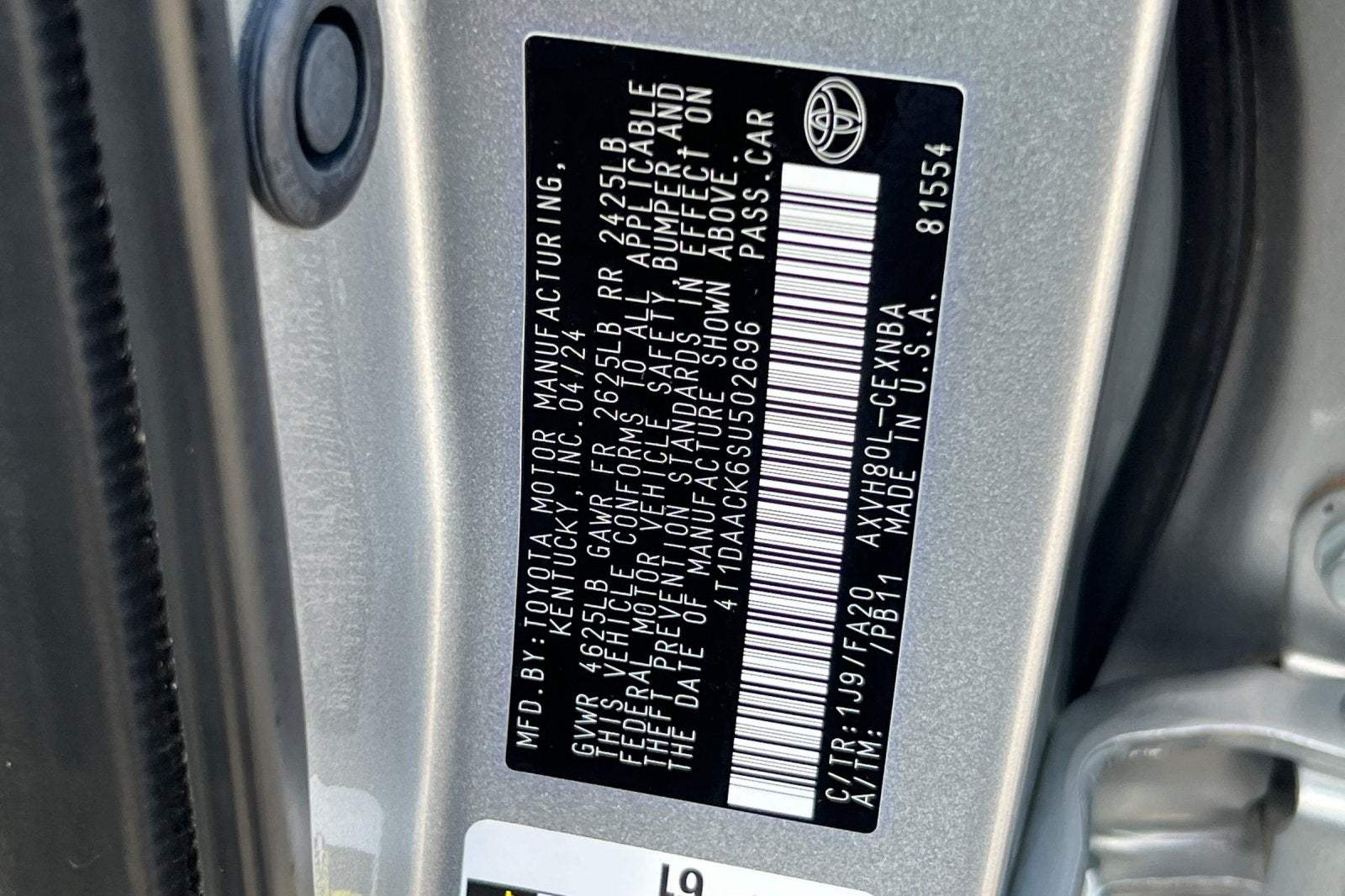2025 Toyota Camry LE