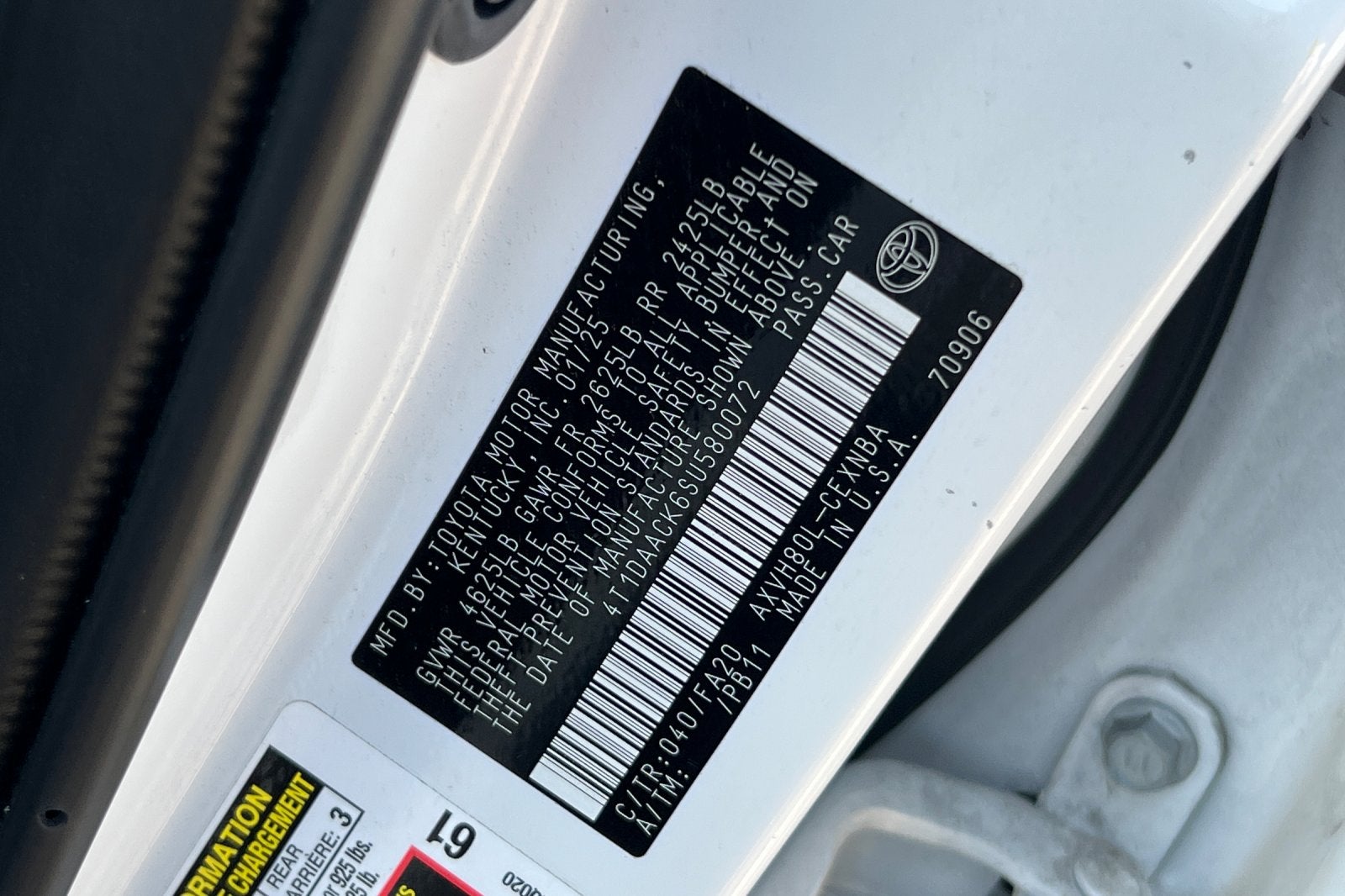 2025 Toyota Camry LE