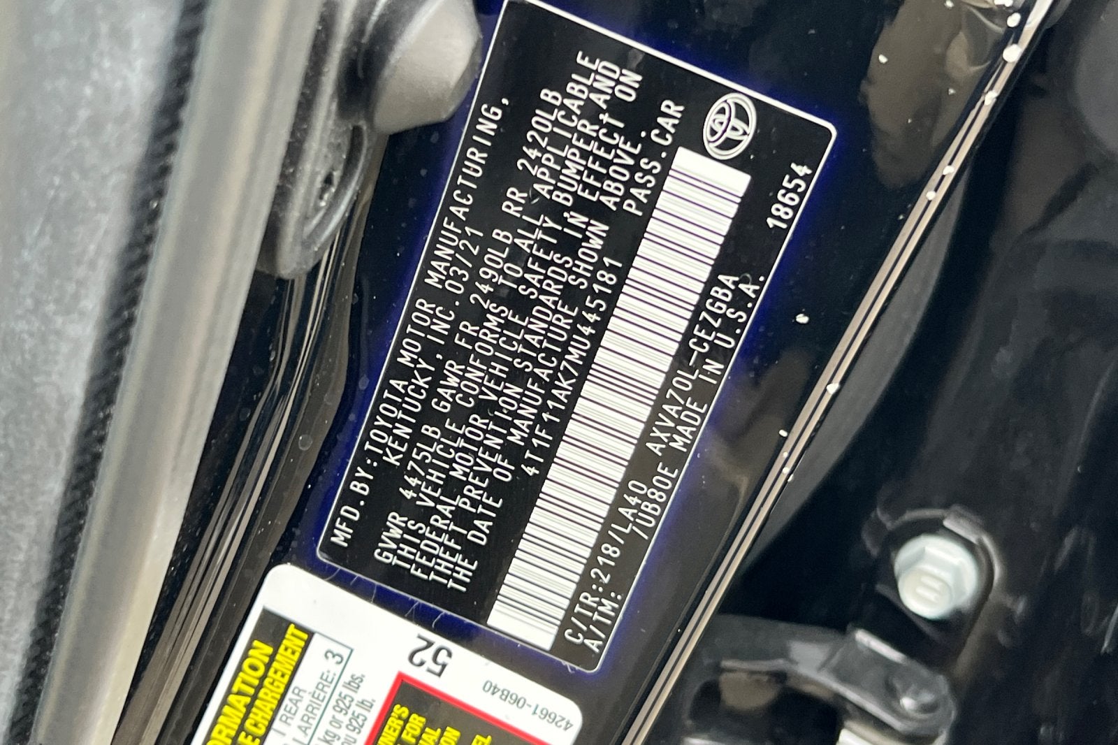 2021 Toyota Camry XLE