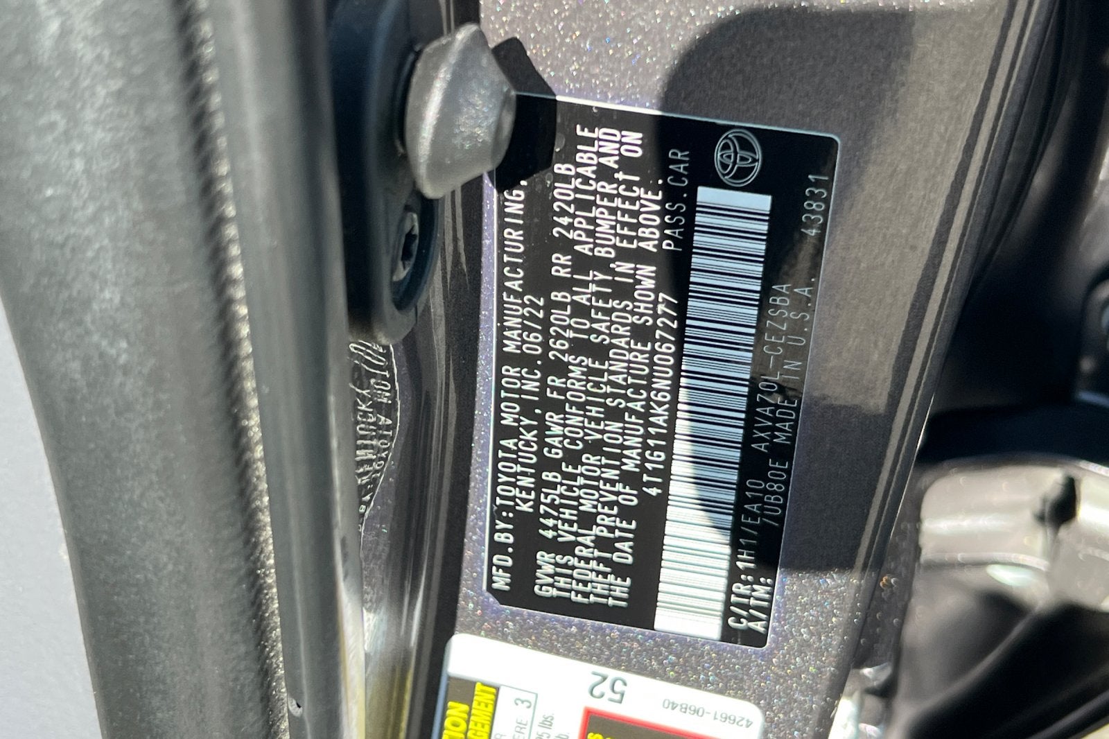 2022 Toyota Camry SE