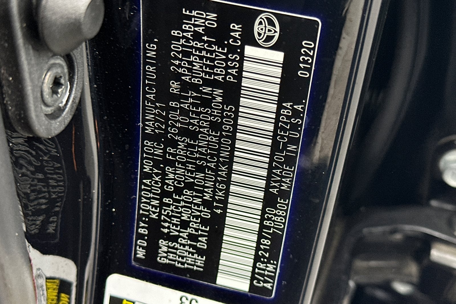 2022 Toyota Camry XSE