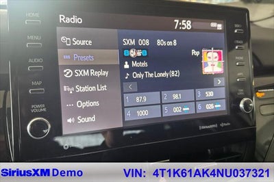 2022 Toyota Camry XSE