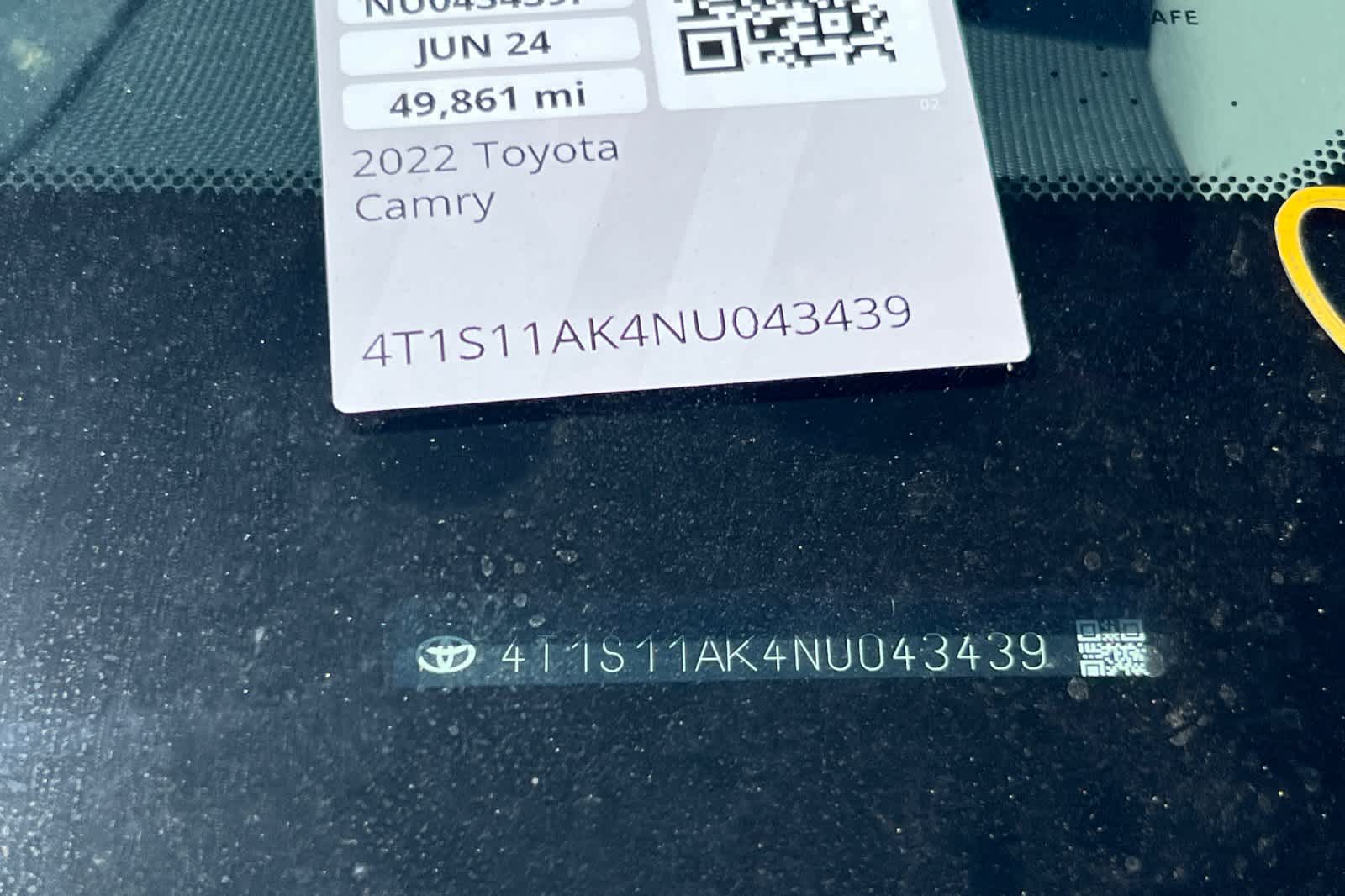 2022 Toyota Camry SE