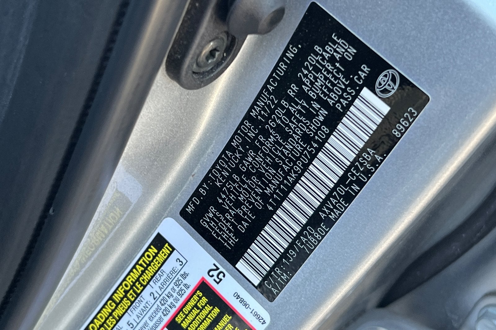 2023 Toyota Camry SE