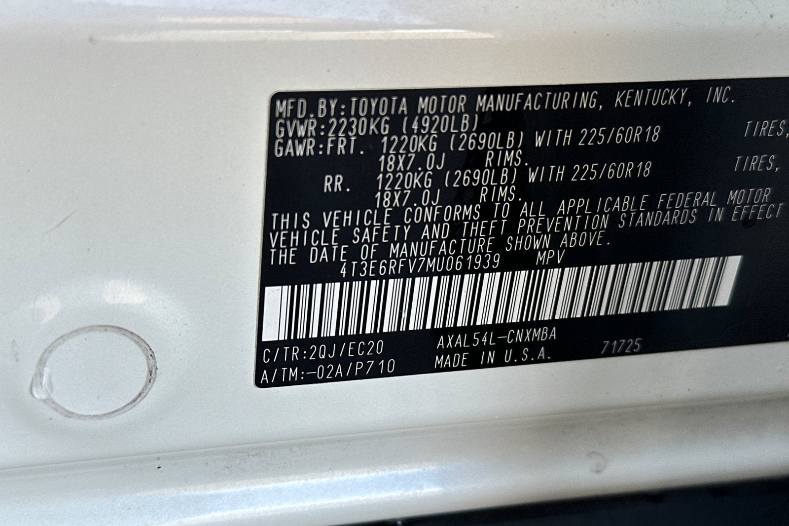 2021 Toyota RAV4 Hybrid XSE