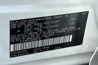 2022 Toyota RAV4 Hybrid LE