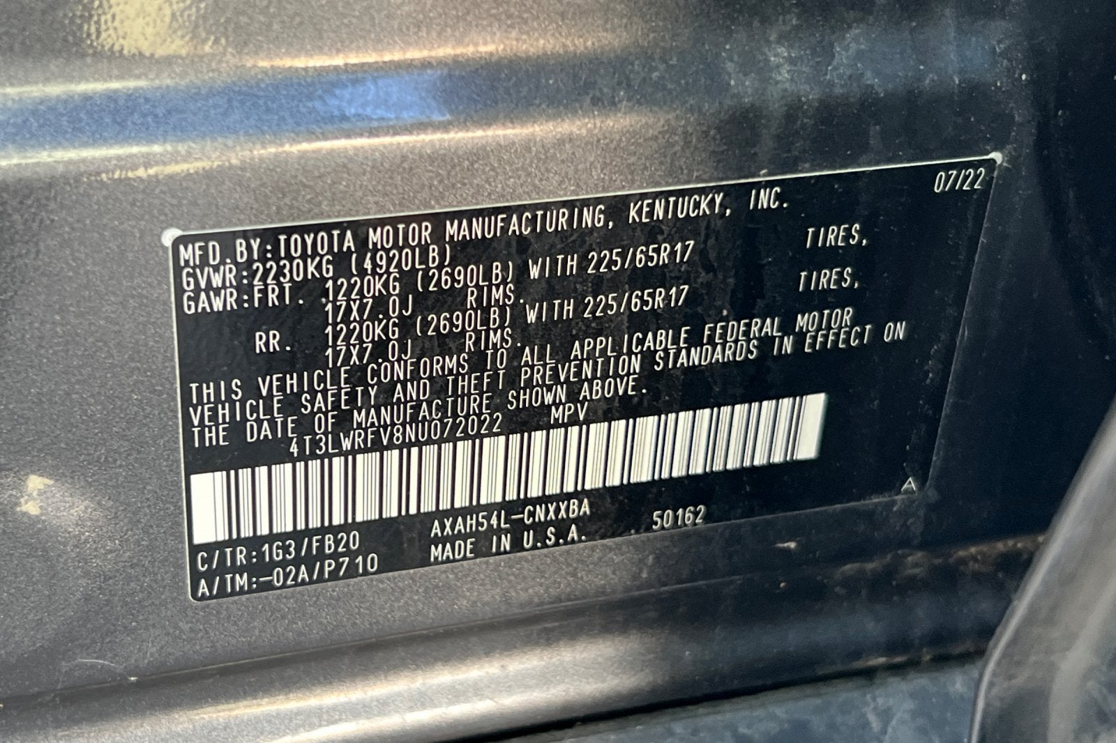 2022 Toyota RAV4 Hybrid LE