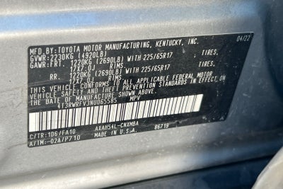2022 Toyota RAV4 Hybrid XLE