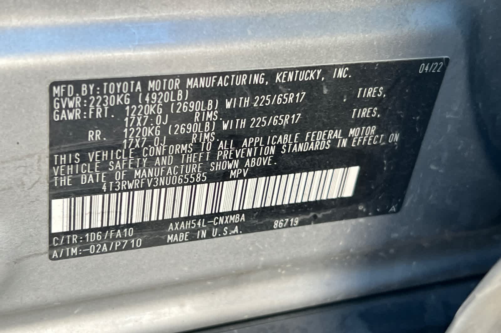 2022 Toyota RAV4 Hybrid XLE