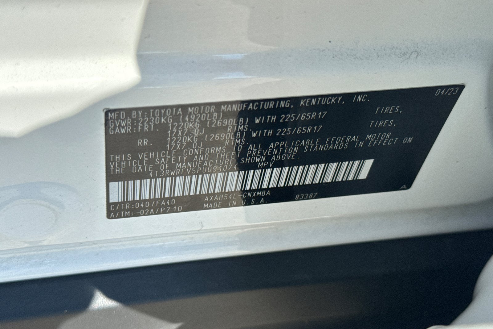 2023 Toyota RAV4 Hybrid XLE