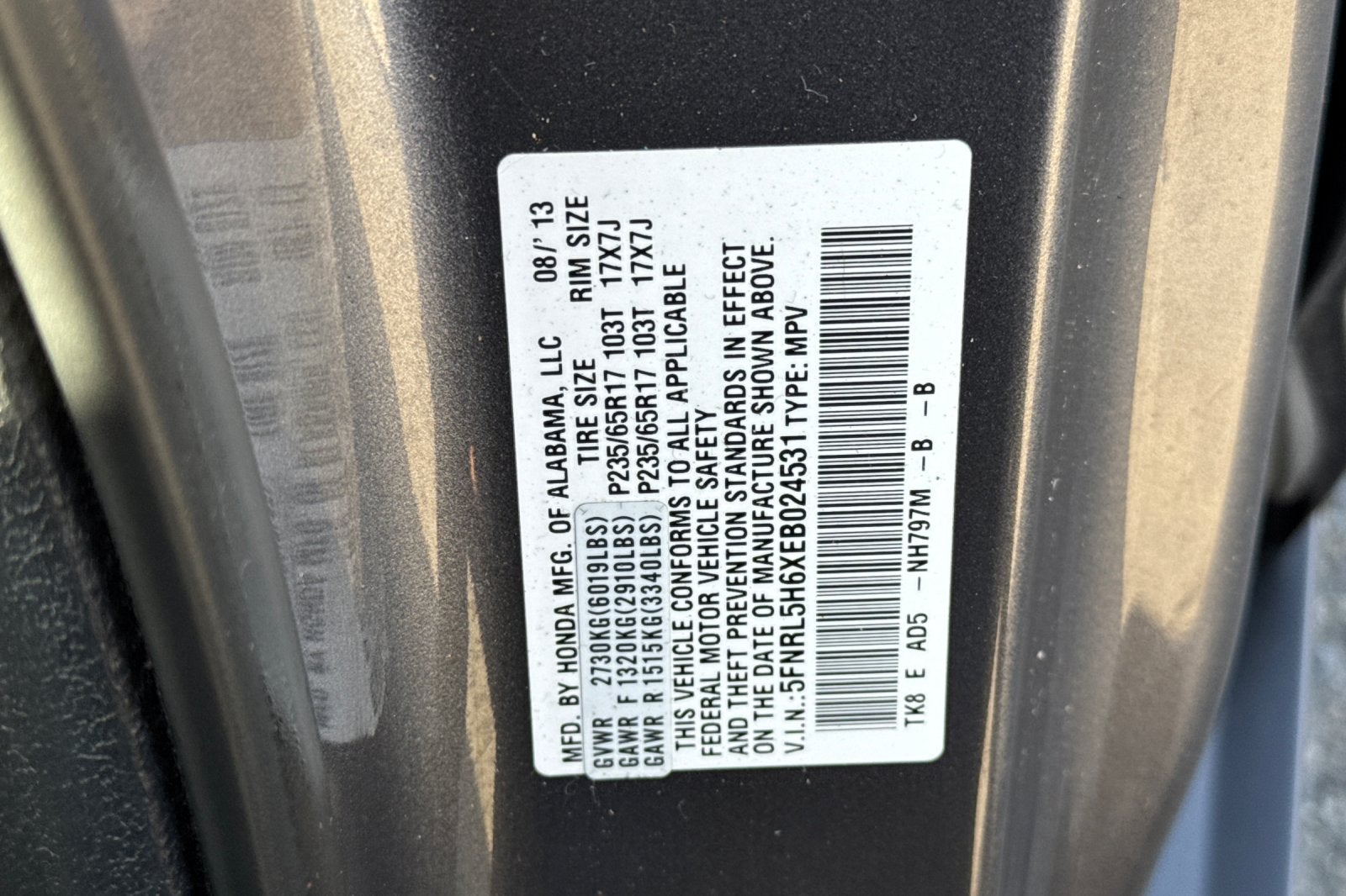 2014 Honda Odyssey Base