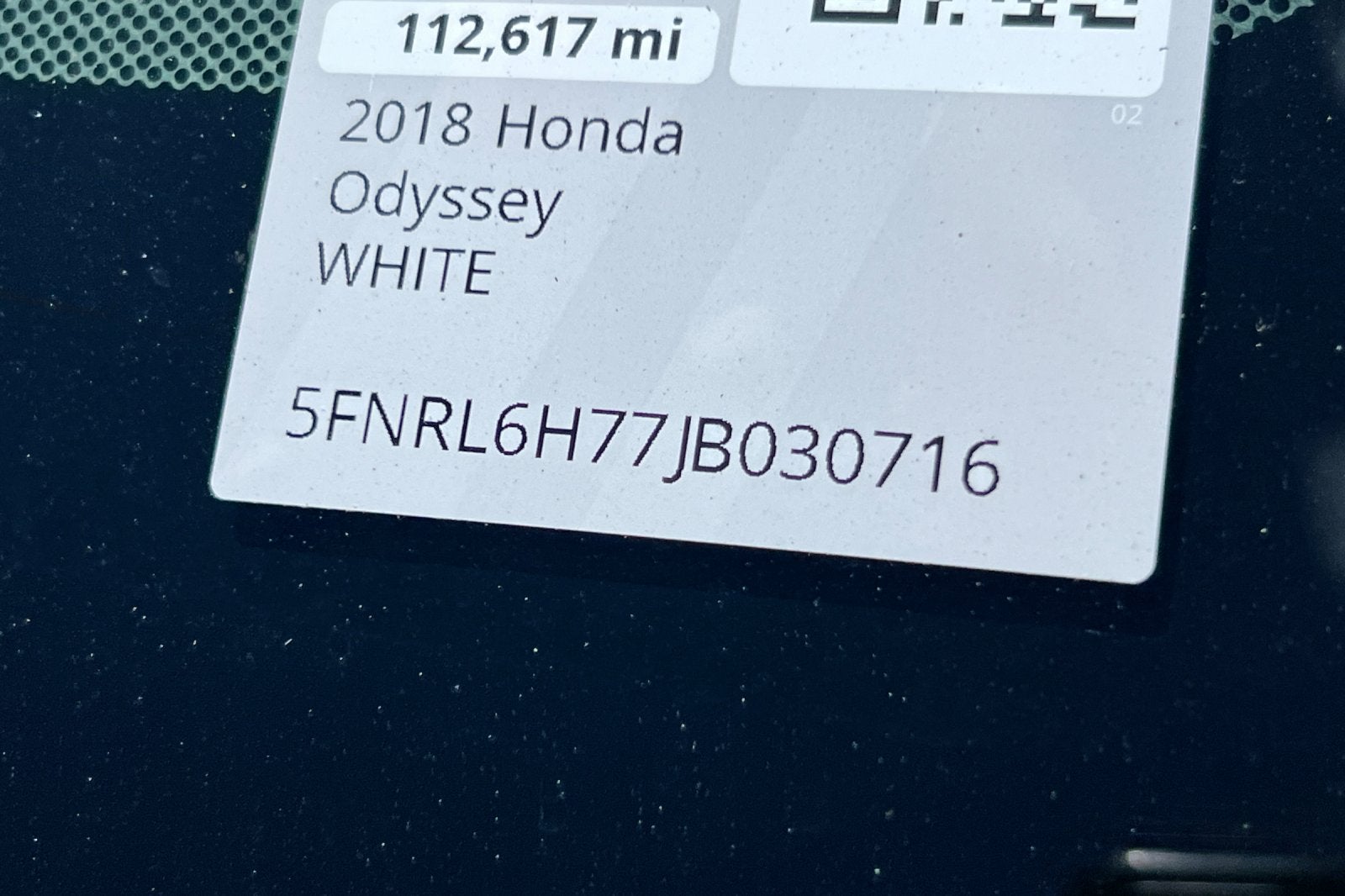 2018 Honda Odyssey Base