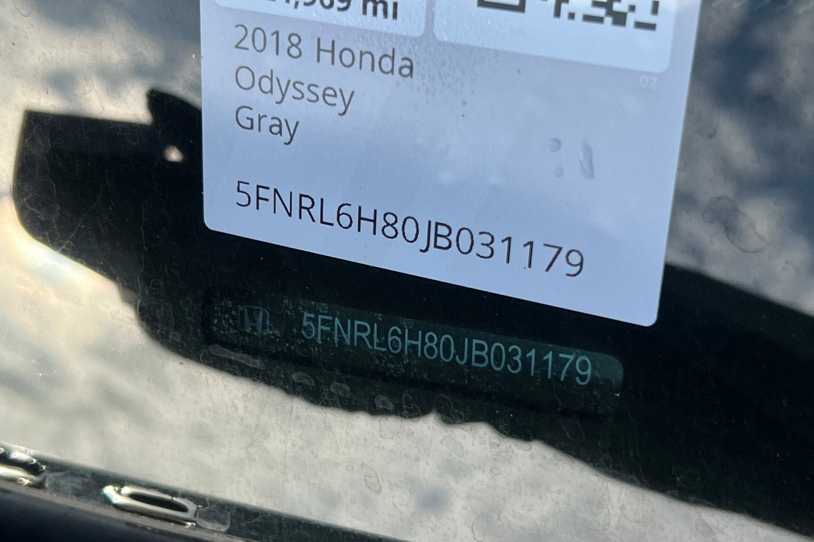 2018 Honda Odyssey Touring