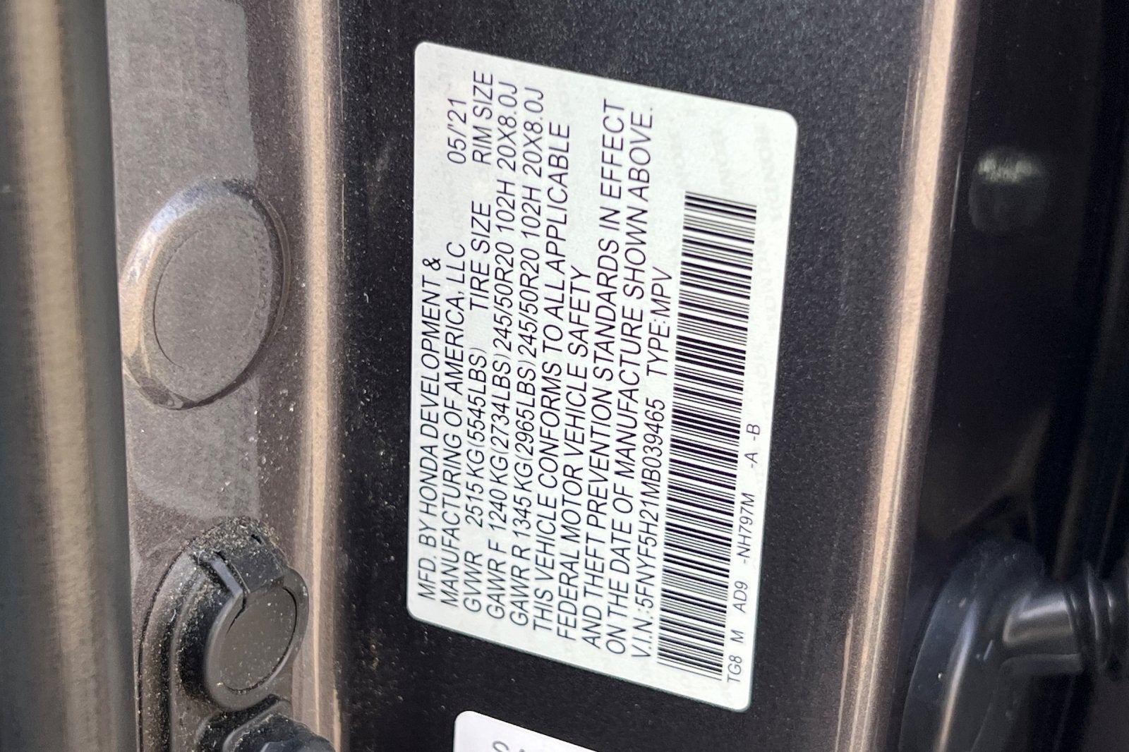 2021 Honda Pilot Special Edition