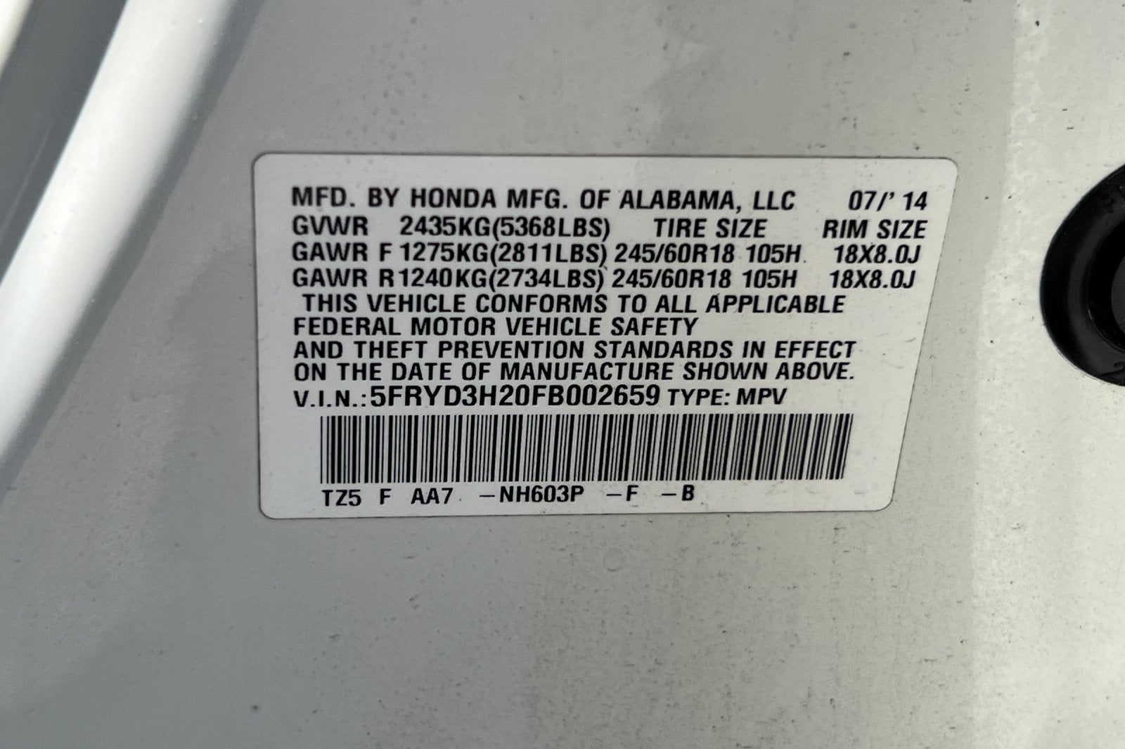 2015 Acura MDX Base