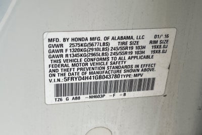 2016 Acura MDX Base