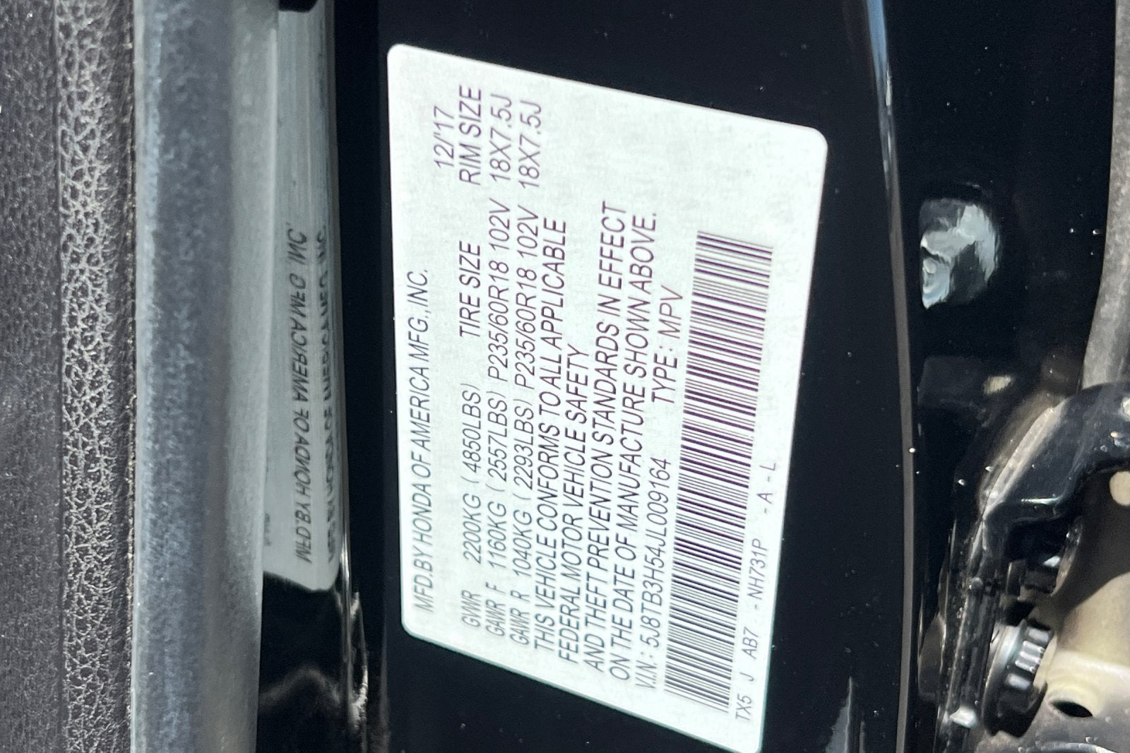 2018 Acura RDX w/Technology Pkg