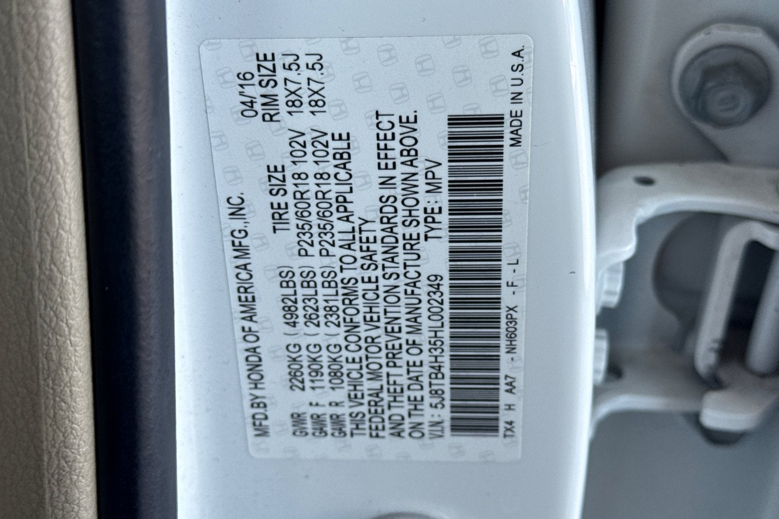 2017 Acura RDX Base